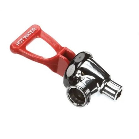 Star Mfg Faucet Assy, Brass , Red Handle 2U-87030